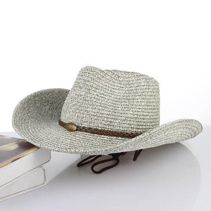 Fibonacci 2019 New Fashion Summer Sun Cowboy Hat Panama Folding Beach Wide Brim Cap for Men Women Straw Hats